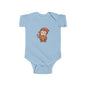 Infant Fine Jersey Bodysuit Monkey