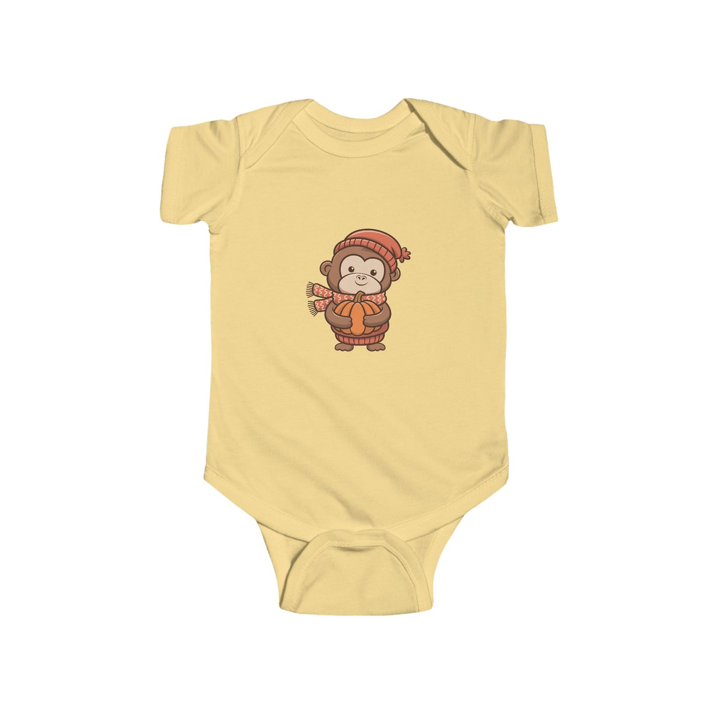 Infant Fine Jersey Bodysuit Monkey