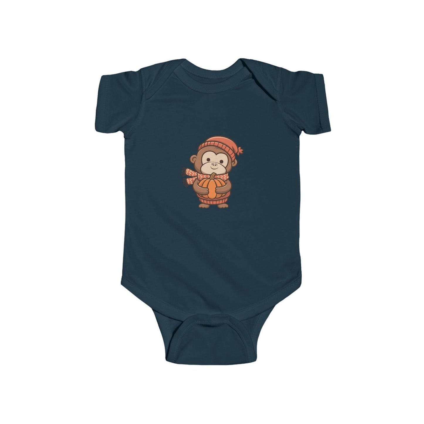 Infant Fine Jersey Bodysuit Monkey