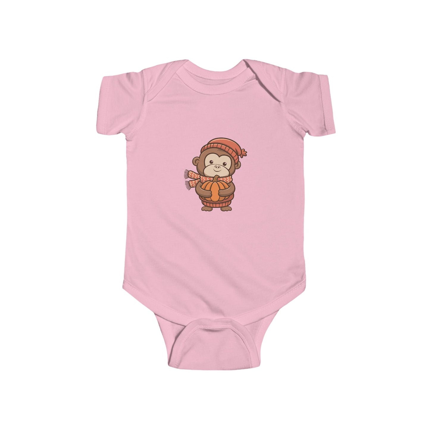 Infant Fine Jersey Bodysuit Monkey