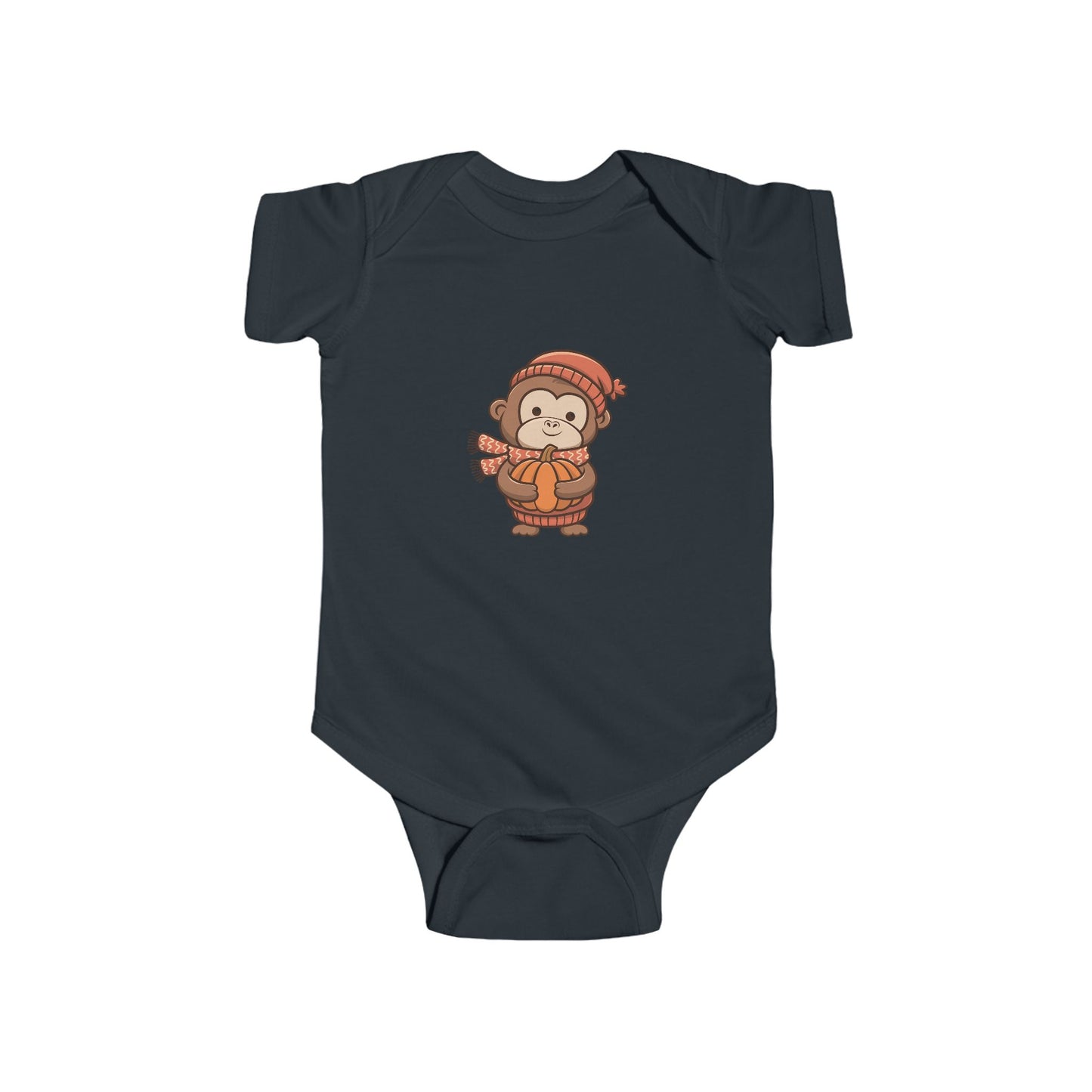 Infant Fine Jersey Bodysuit Monkey