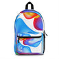 Vibrant Art Backpack, Colorful School Bag, Trendy Travel Backpack, Unique Design Rucksack, Festival Gear, Gifts for Artists