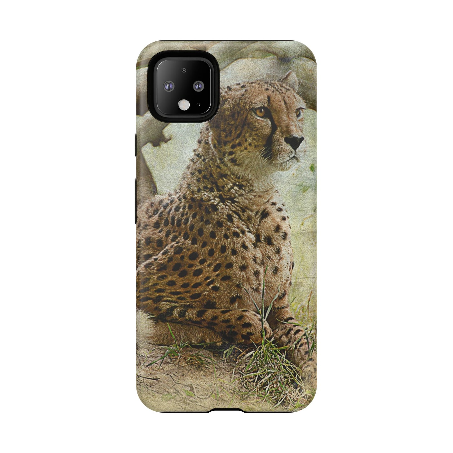 Cheetah Phone Case, Tough Cases, Animal Lover Gift, Wildlife Protection, Eco-Friendly Mobile Cover, Unique Phone Accessory