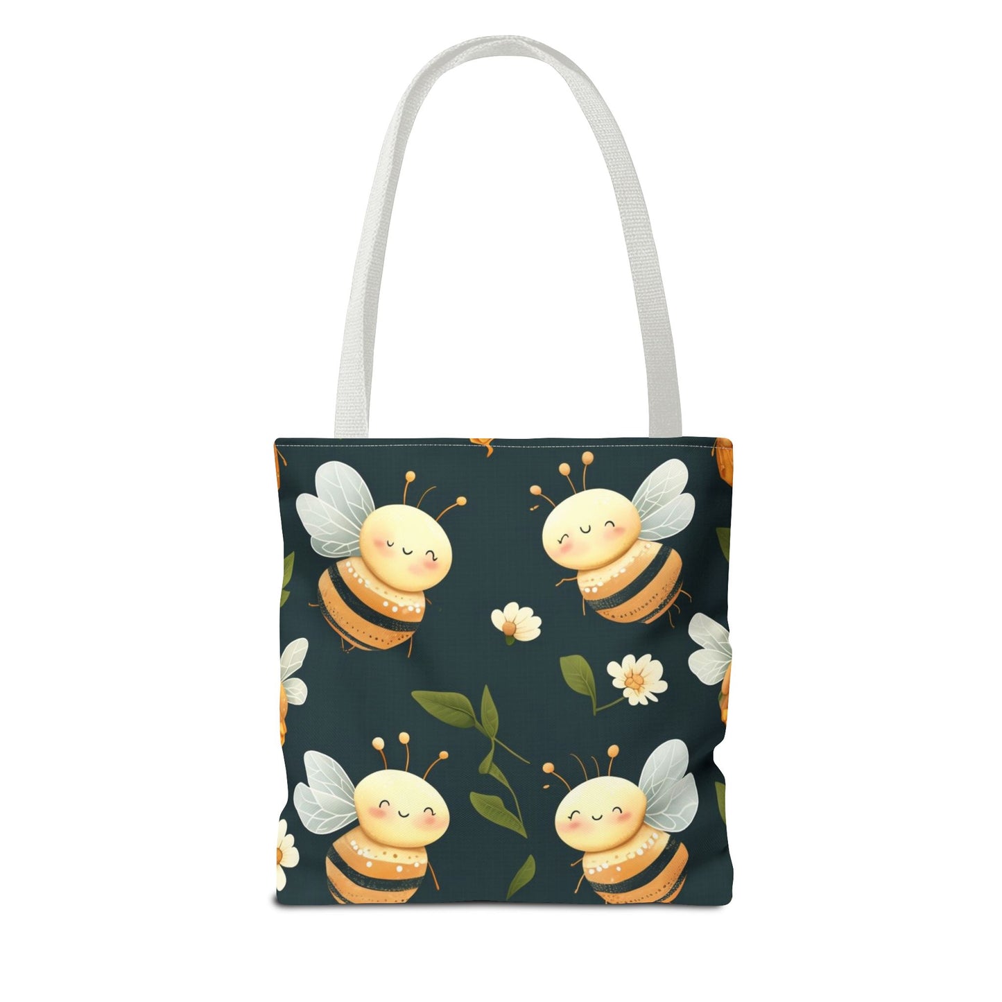 Cute Bee Tote Bag - Eco-Friendly Canvas Carryall for Gift Giving