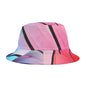Trendy Abstract Bucket Hat  Vibrant Patterned Sun Hat for Summer
