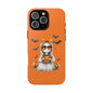 Halloween Ghost Phone Case, Cute Cat Ghost Case, Autumn Phone Cover, Spooky Season Gift, Trick or Treat Case