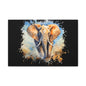 Matte Canvas, Stretched, 1.25" - Elephant