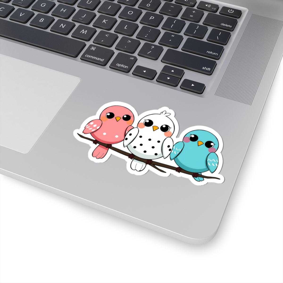 Adorable Bird Kiss-Cut Stickers - Cute Bird Stickers, Laptop Accessories, Gift for Bird Lovers, Journal Decor, Kids Stickers
