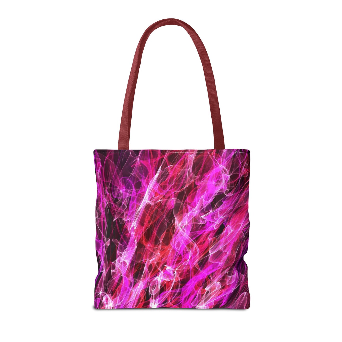 Vibrant Abstract Tote Bag, Colorful Shopping Bag
