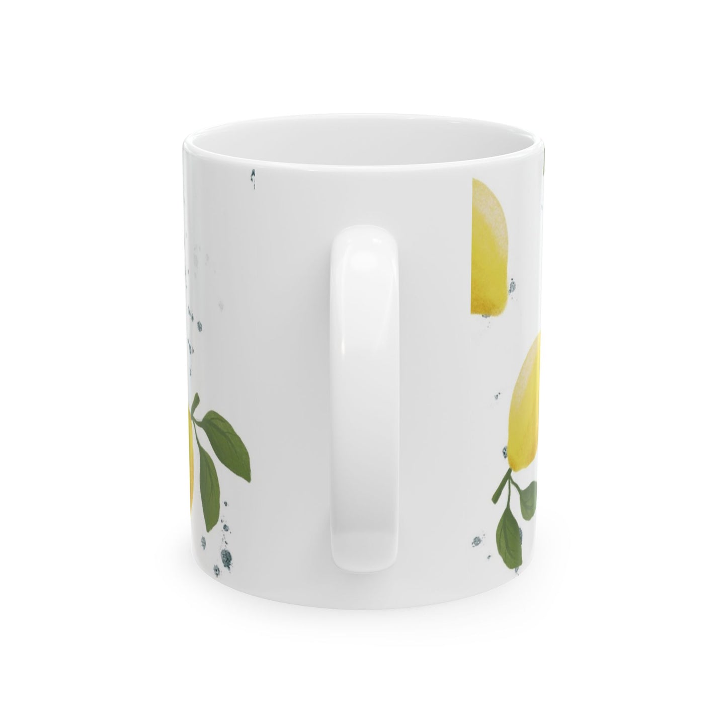 Lemon Grove Ceramic Mug | Citrus Decor Gift, Kitchen Tea Cup, Summer Vibes Drinkware, Eco-Friendly Coffee Mug, Lemon Lover's Collection