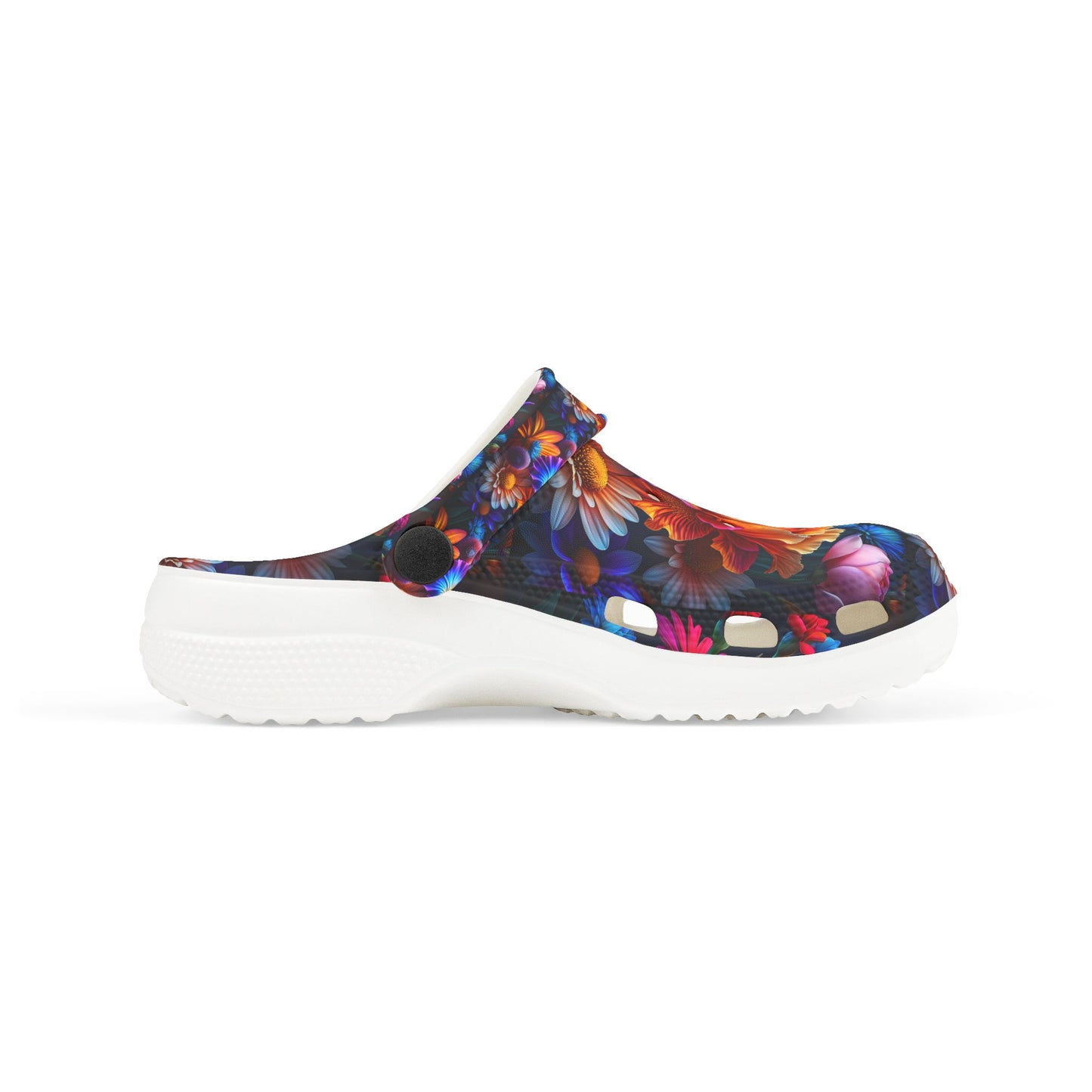 Colorful Kid's EVA Foam Clogs, Fun Playtime Footwear, Summer Outdoor Shoes, Floral Pattern Kids Shoes, Garden Clogs, Bright Kids Footwear
