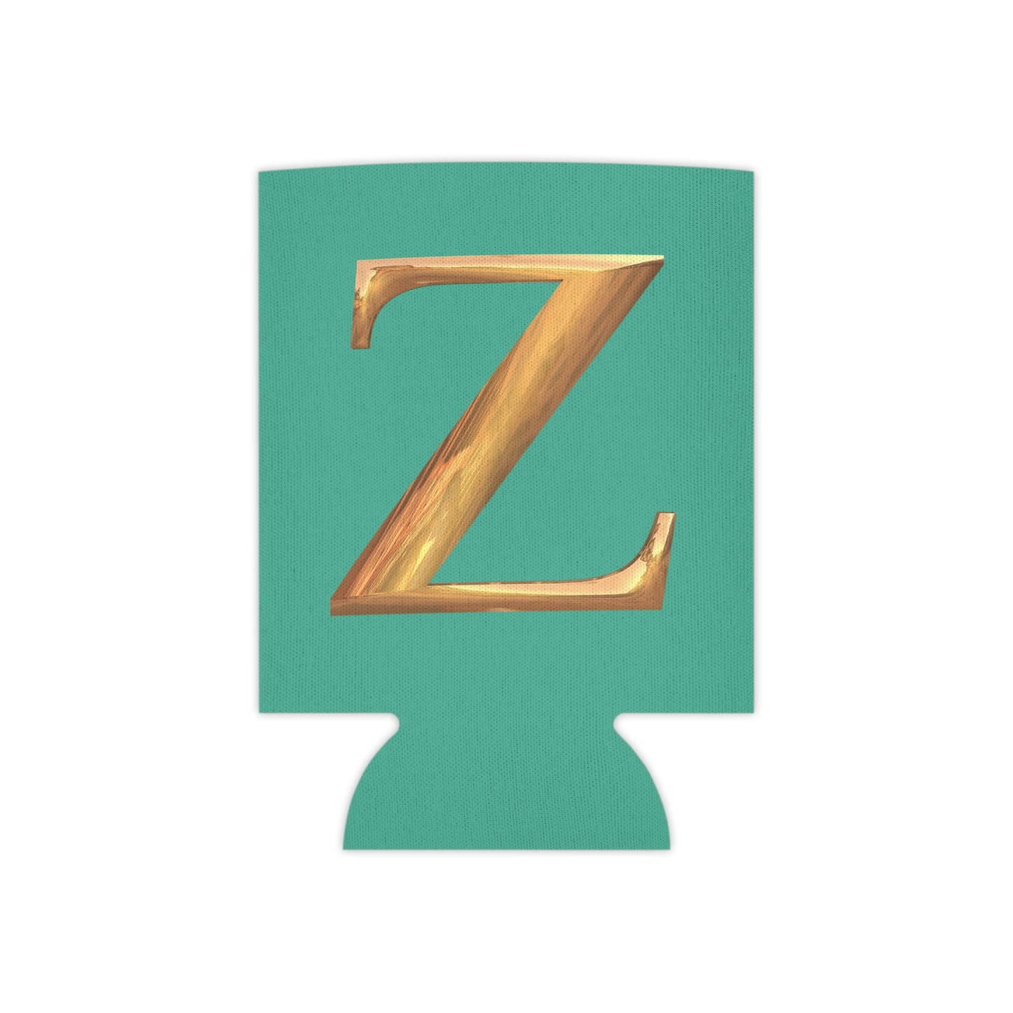 Personalized Monogram "Z"  Can Cooler - Stylish Drink Holder for Parties, Weddings, Beach Days, Summer Gatherings, Gifts