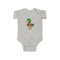 Cute Duck Infant Bodysuit, Baby Shower Gift, Toddler Clothing, Spring Outfits, Eco-Friendly Baby Wear, Animal Lover Apparel