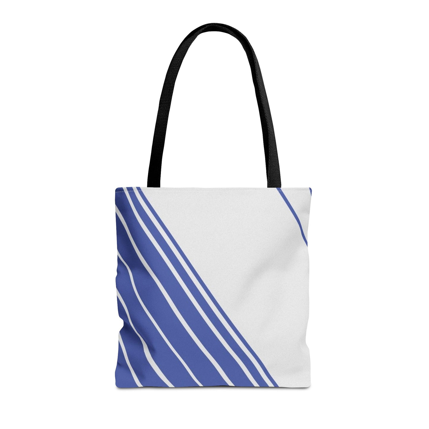 Chic Blue Striped Tote Bag, Stylish Reusable Shopping Bag, Beach Bag, Everyday Carry, Gift for Her