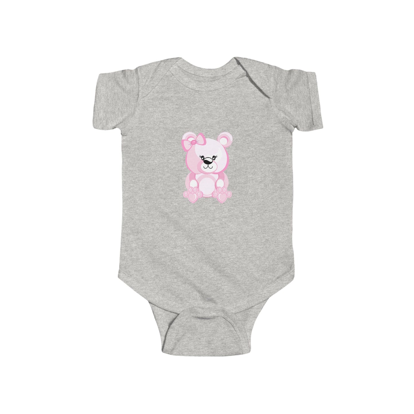 Adorable Baby Bodysuit with Cute Bear Design, Infant Onesie, Baby Shower Gift, Newborn Clothing, Toddler Outfit, Birth Announcement