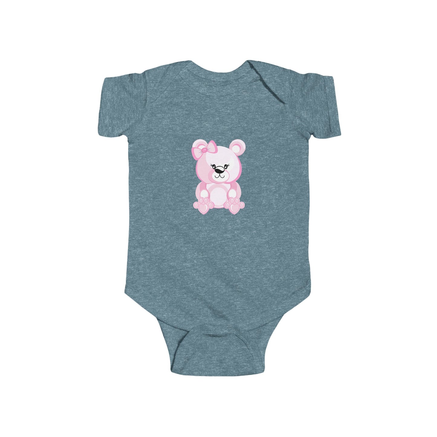 Adorable Baby Bodysuit with Cute Bear Design, Infant Onesie, Baby Shower Gift, Newborn Clothing, Toddler Outfit, Birth Announcement