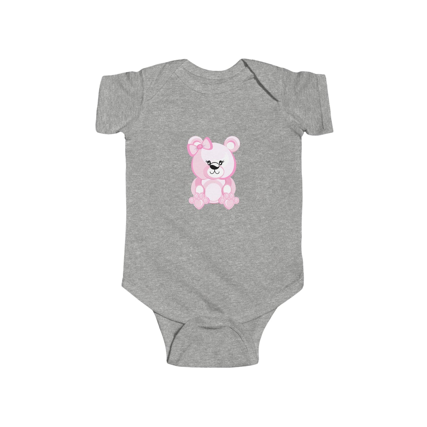 Adorable Baby Bodysuit with Cute Bear Design, Infant Onesie, Baby Shower Gift, Newborn Clothing, Toddler Outfit, Birth Announcement