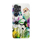 Floral Watercolor Magnetic Phone Case — Impact‑Resistant Protective Cover