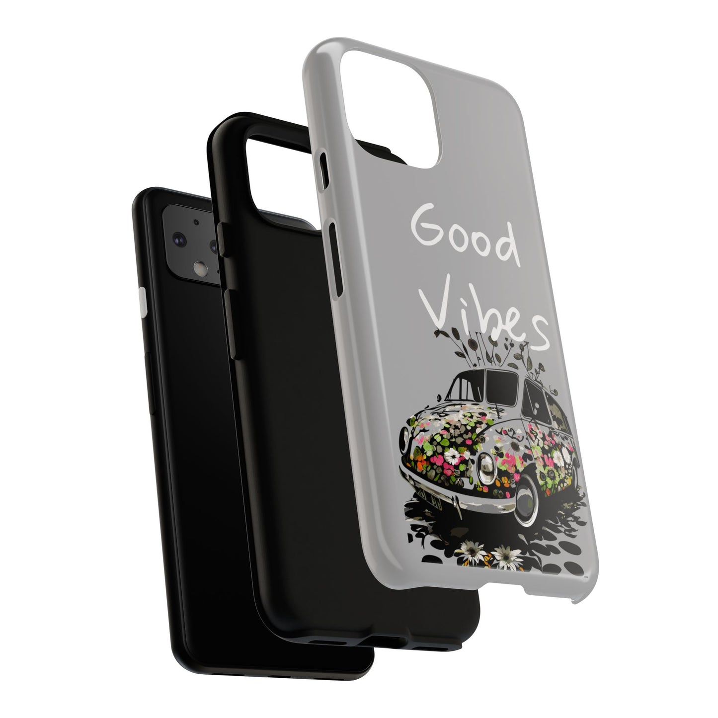 Floral Phone Case | Good Vibes, Phone Accessories, Gift for Her, Trendy Tech, Summer Vibes, Birthday Gift