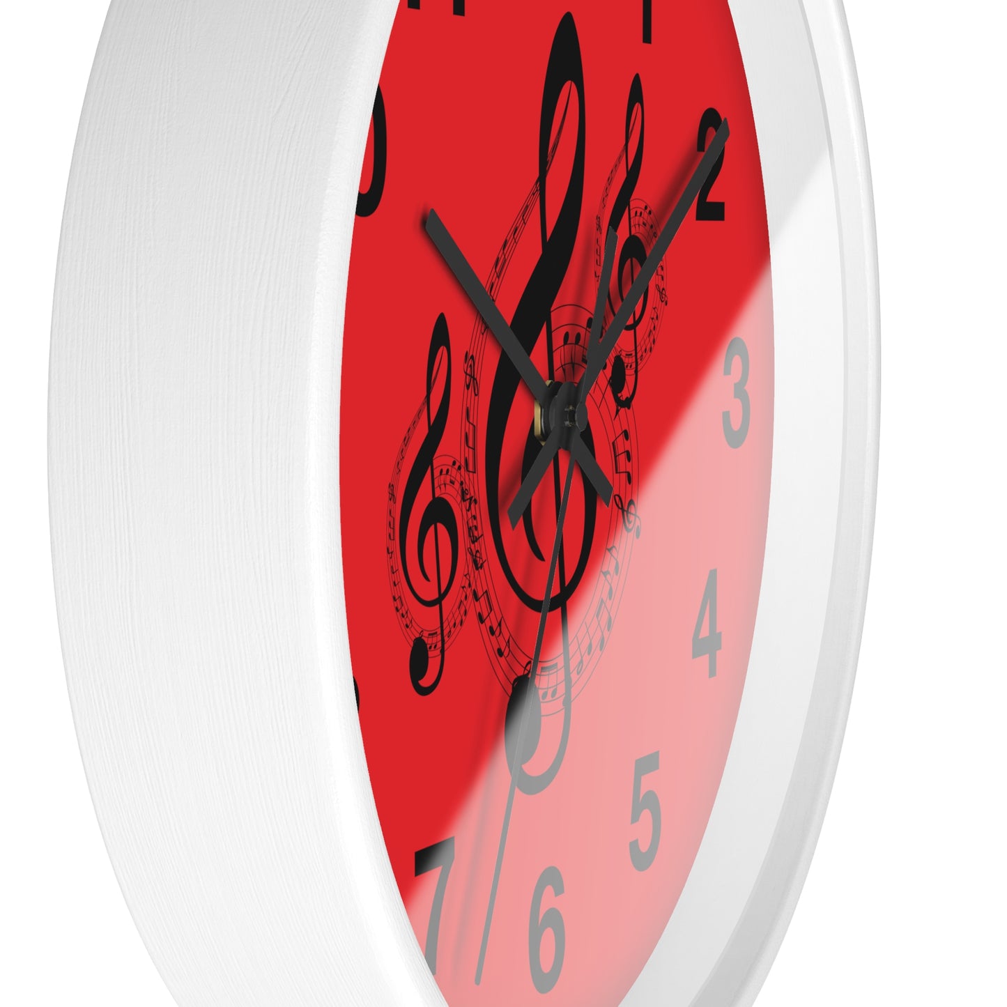 Musical Note Wall Clock - Perfect for Music Lovers, Gift for Musicians
