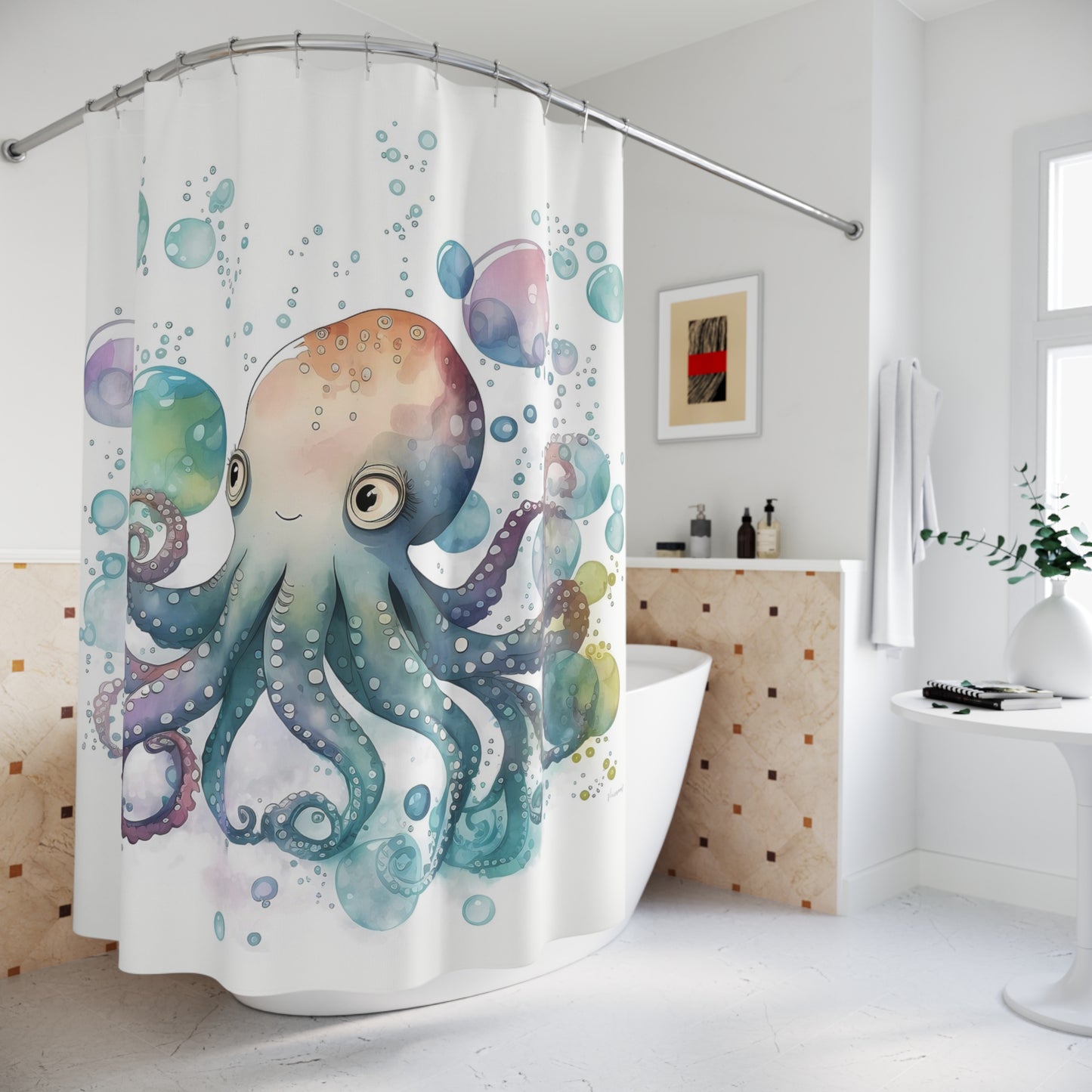 Shower Curtains - Octopus