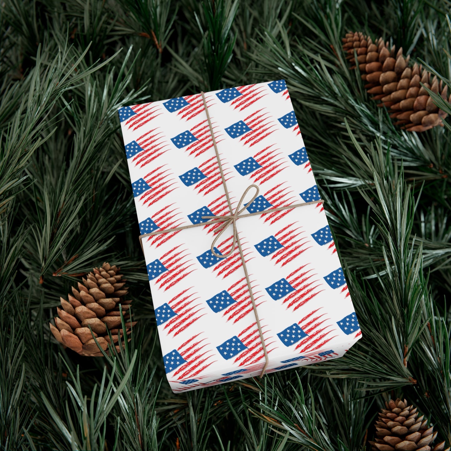 Festive Gift Wrap Paper - Patriotic Design for All Occasions, USA Flag Gift Wrap, Party Supplies, Holiday Wrapping Paper, Independence [...]
