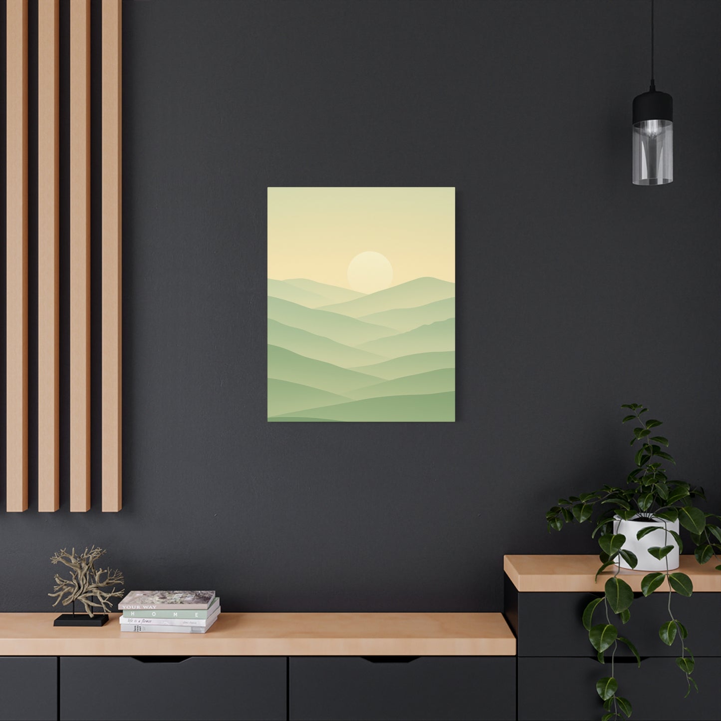 Matte Canvas, Stretched, 1.25" Sunset or Sunrise