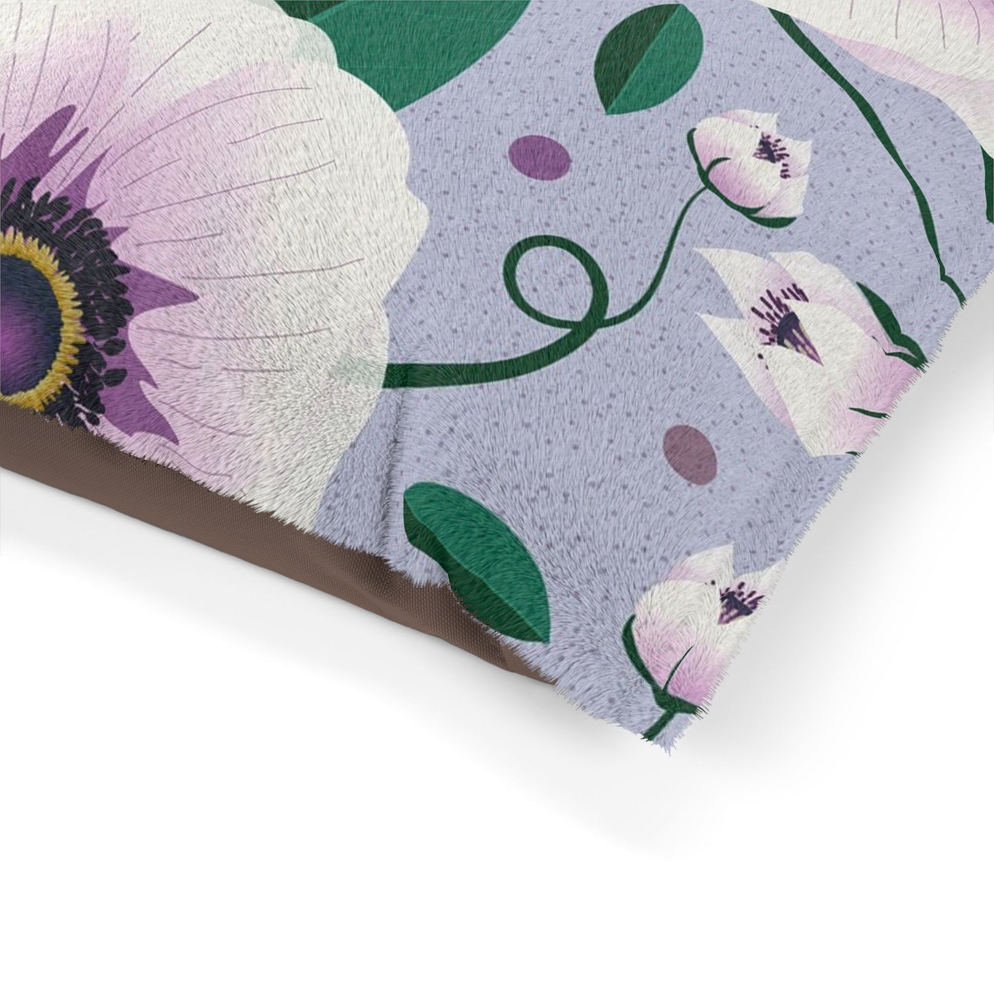 Floral Pet Bed for Cozy Pets, Stylish Dog Bed, Cat Bed, Flower Print Pet Pillow, Home Decor