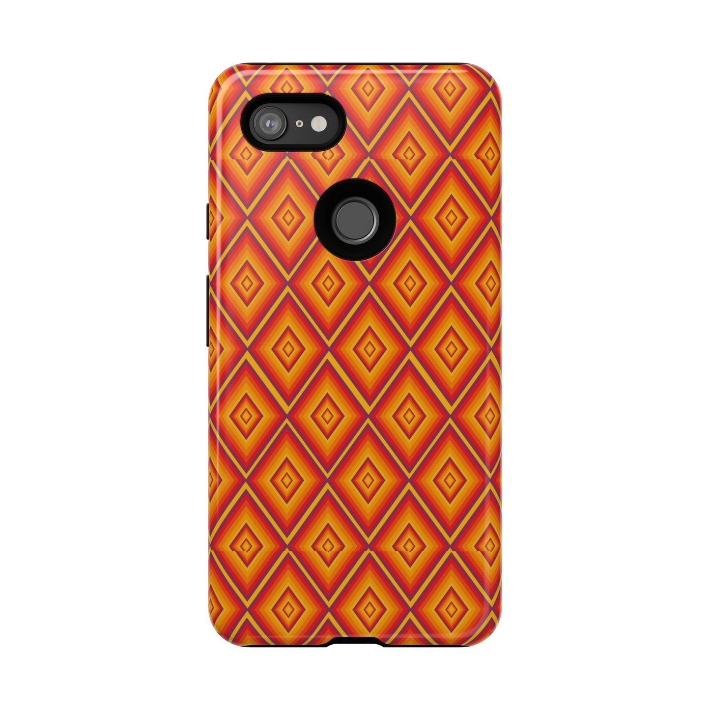 Geometric Phone Case, Tough Cases for Protection, Stylish Smartphone Cover, Vibrant Patterned Phone Accessory, Unique Gift Idea, [...]