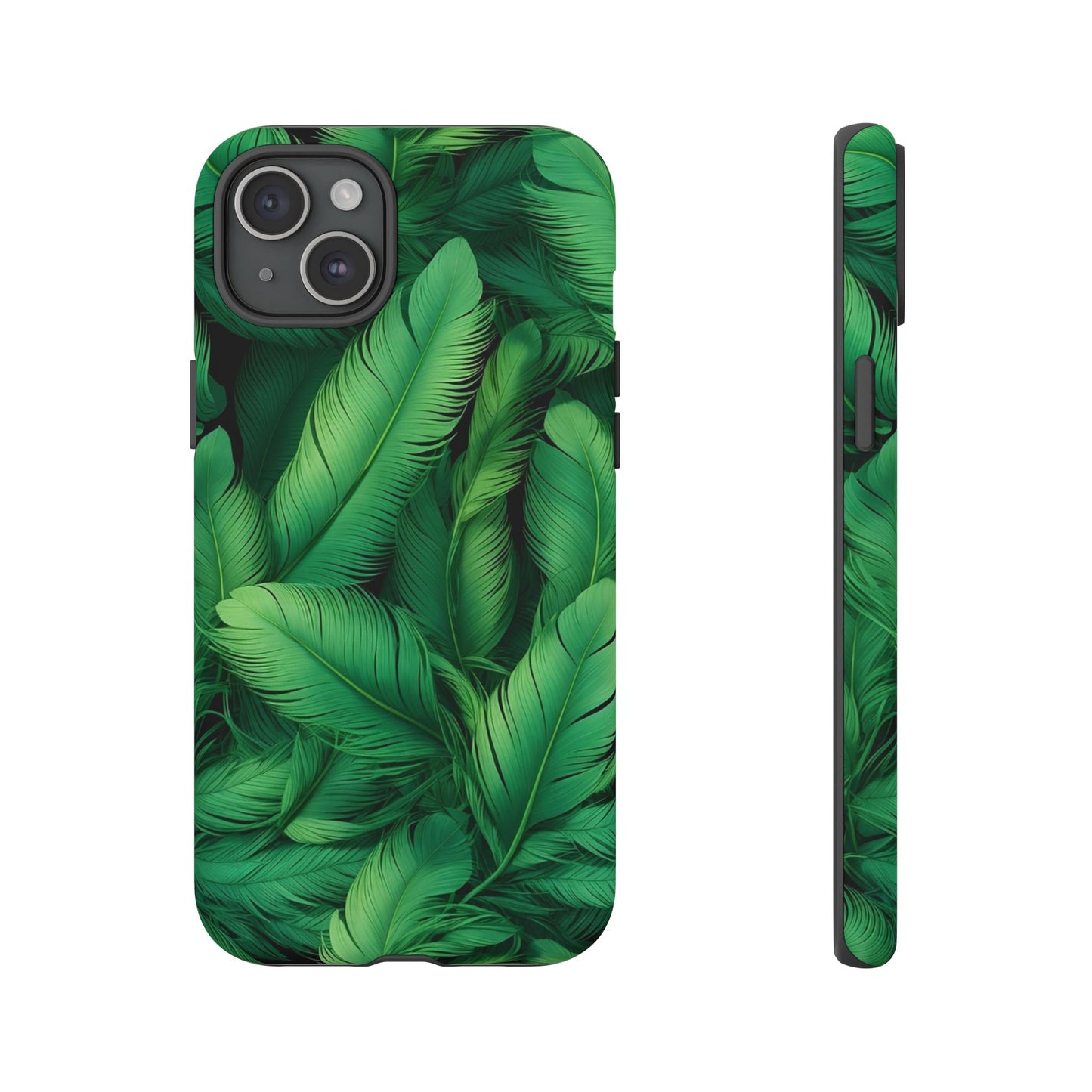 Tough Cases - Tropical Leaf Phone Case, Nature-inspired, Phone Accessory, Gift for Her, Jungle Theme, Eco-Friendly
