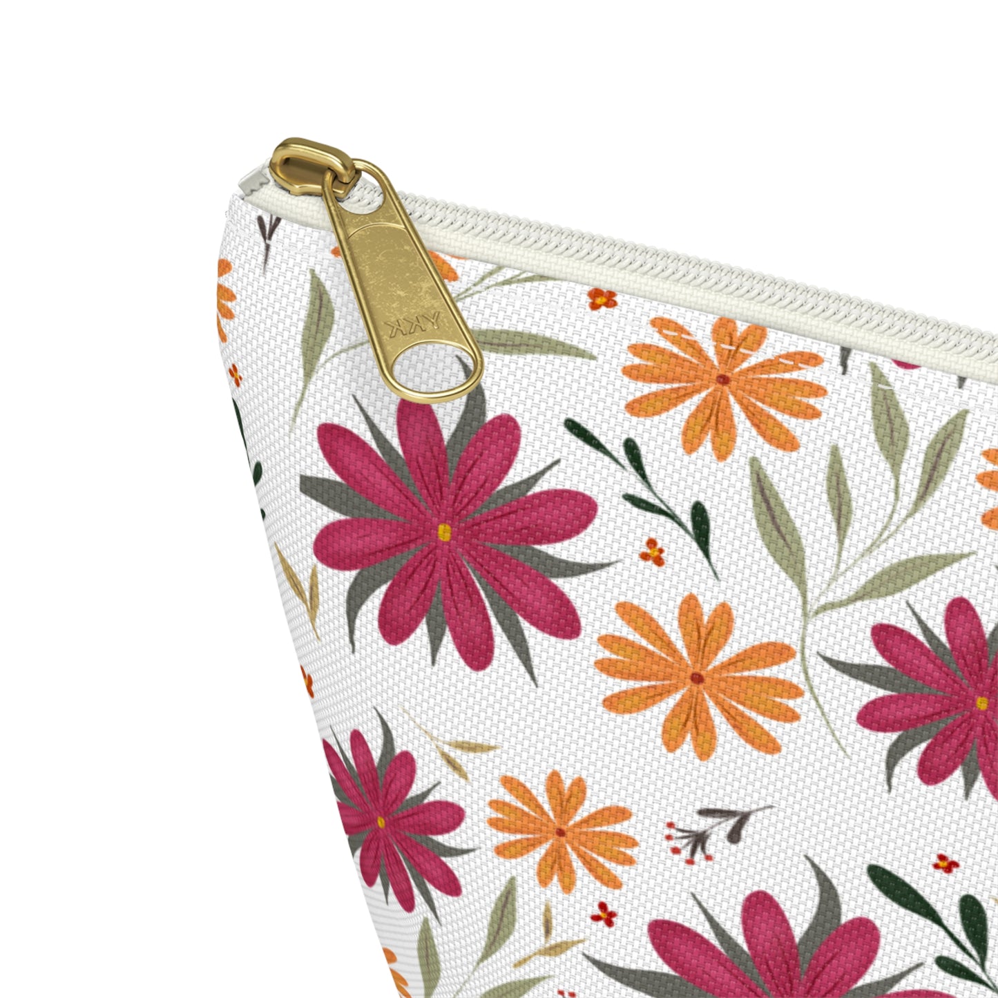 Floral Accessory Pouch - Ideal Travel Makeup Bag, Toiletry Organizer, Gift for Her, Eco-Friendly, Everyday Essentials