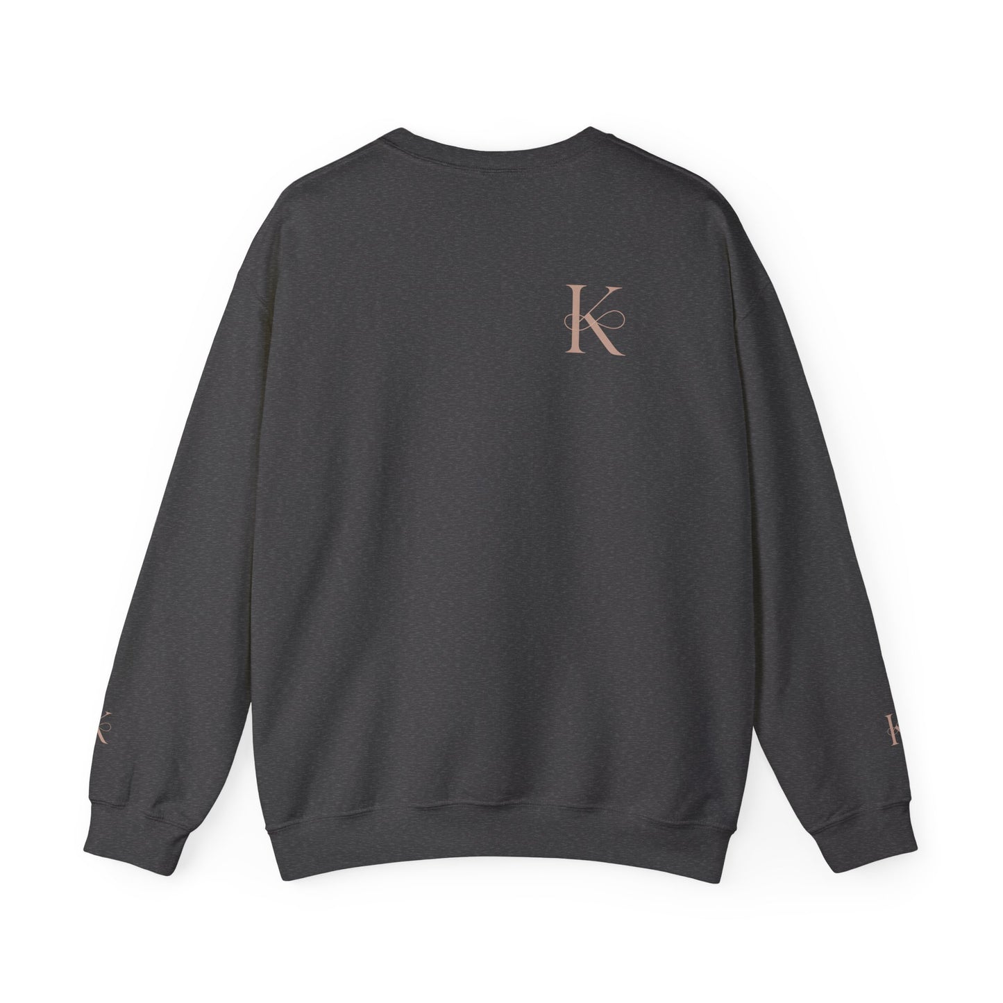 Minimalist Unisex Crewneck Sweatshirt with Initial Charm, Comfortable Lounge Wear, Gift for Him or Her, Casual Style, Everyday Essential