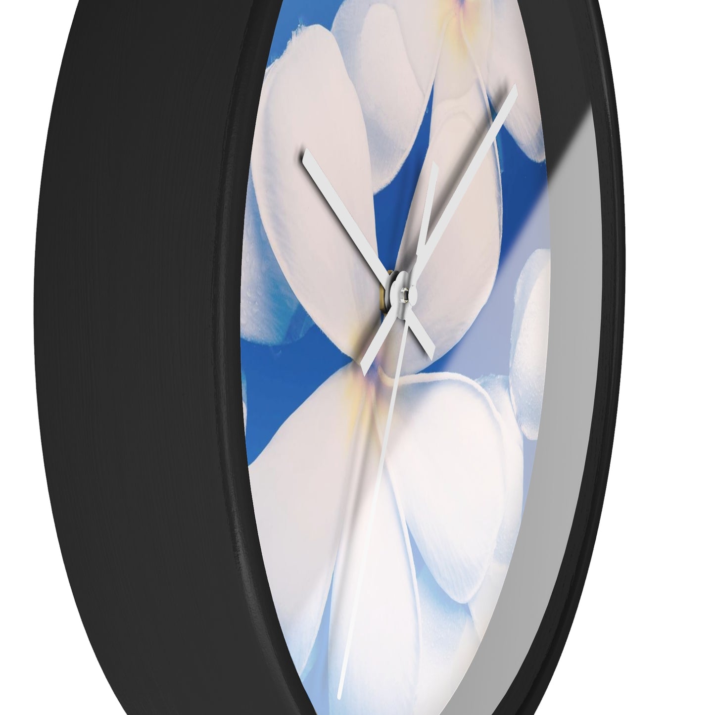 Serene Floral Wall Clock Perfect for Home Decor, Living Room