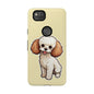 Cute Dog Phone Case, Pet Lover Gift, Custom Phone Cover, Cartoon Dog Case, Durable Phone Accessory