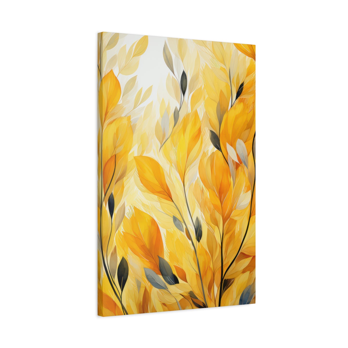 Gorgeous Yellow Matte Canvas Art Print, Stretched, 1.25"