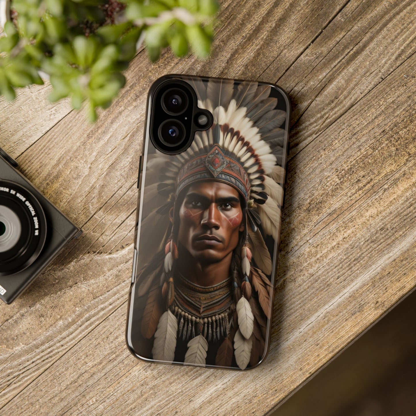 Native American Art Phone Case, Strong Culture Design, Unique Gift for Him or Her, Tough Cases, Customizable Protector, Tribal Style