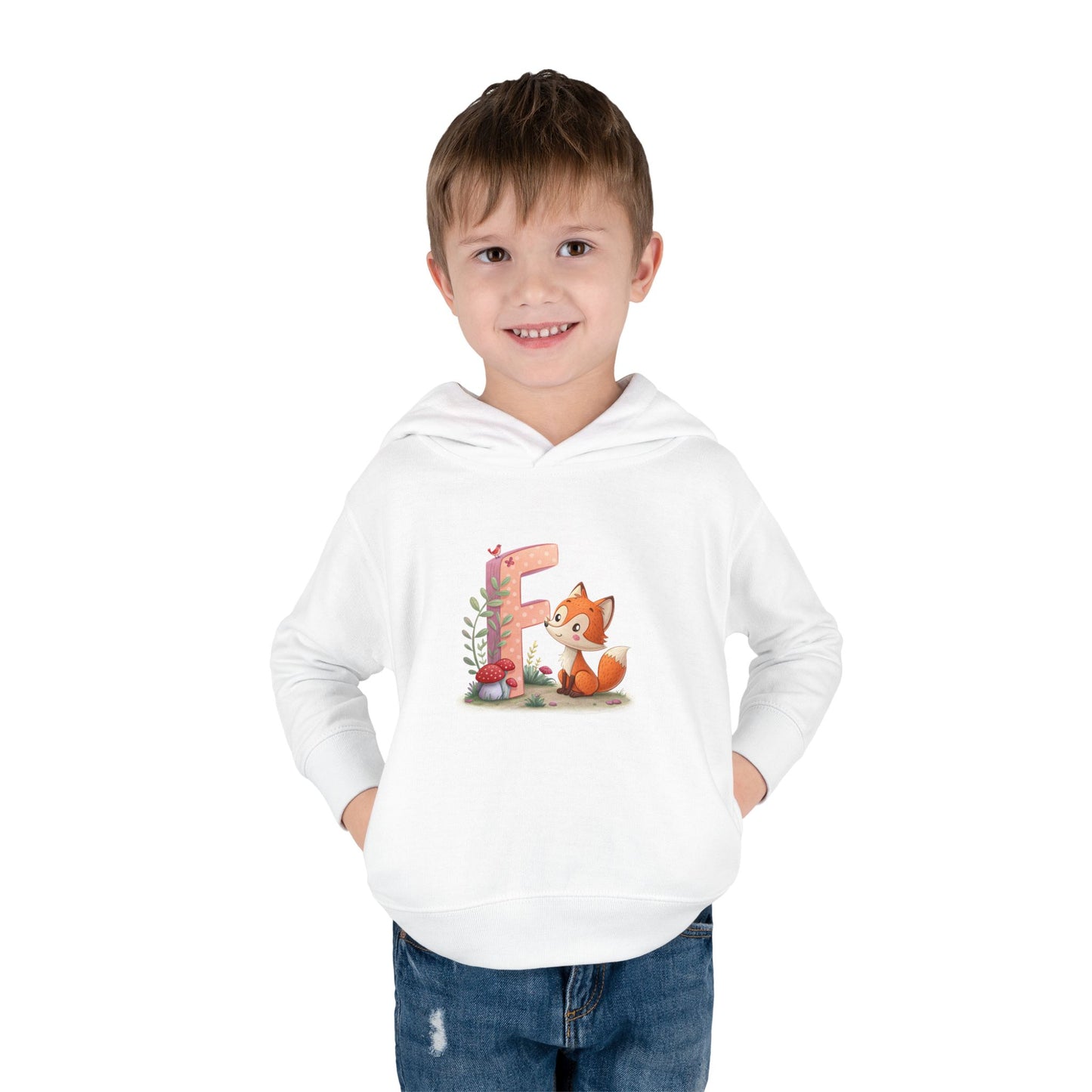 Cute Toddler Fox Hoodie, Fleece Pullover for Kids, Perfect Gift for Birthdays, Baby Showers, or Everyday Wear