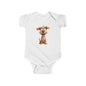 Adorable Puppy Graphic Infant Bodysuit, Cute Baby Clothing, Newborn Gift, Baby Shower Present, Infant Dog Onesie