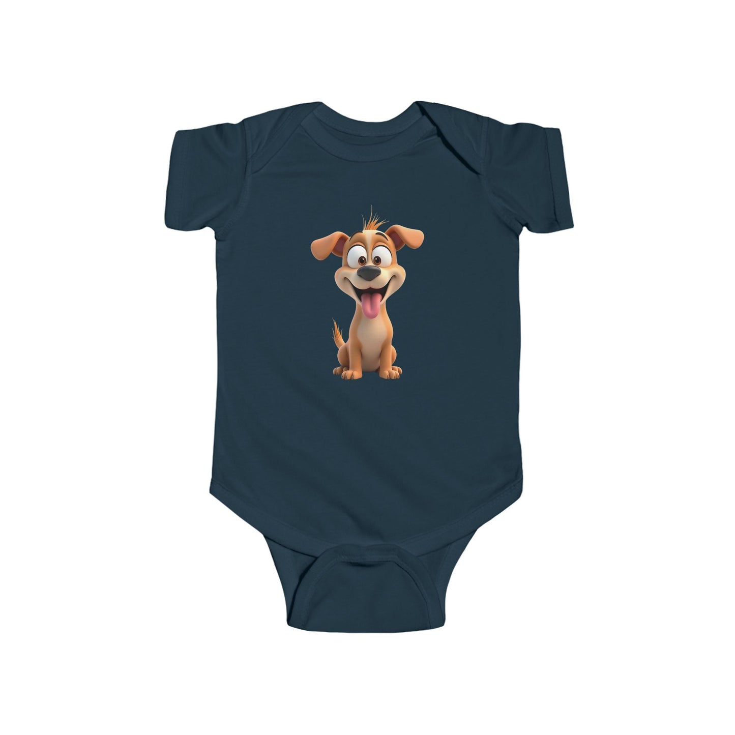 Adorable Puppy Graphic Infant Bodysuit, Cute Baby Clothing, Newborn Gift, Baby Shower Present, Infant Dog Onesie