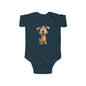 Adorable Puppy Graphic Infant Bodysuit, Cute Baby Clothing, Newborn Gift, Baby Shower Present, Infant Dog Onesie