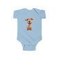 Adorable Puppy Graphic Infant Bodysuit, Cute Baby Clothing, Newborn Gift, Baby Shower Present, Infant Dog Onesie