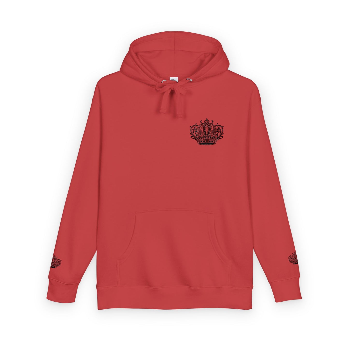 Crown Floral Unisex Fleece Hoodie | Cozy Streetwear, Perfect Gift for Him & Her, Autumn Fashion, Casual Wear, Trendy Outfit