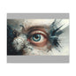Surreal Canvas Wall Art, Eye with Vintage Clock