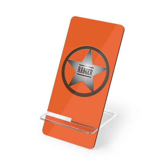 Mobile Phone Stand, Perfect Gift for Rangers, Desk Accessories, Custom Phone Holder, Unique Display Stand, Ranger Decor