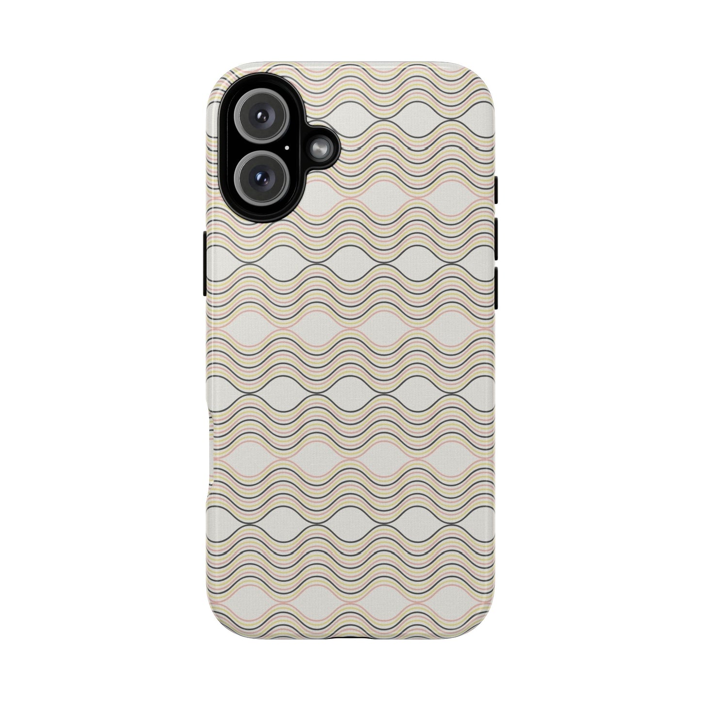 Stylish Phone Case for Tough Protection, Wavy Design, Chic Accessory, Gift for Her, Trendy Tech, Holiday Gift Idea