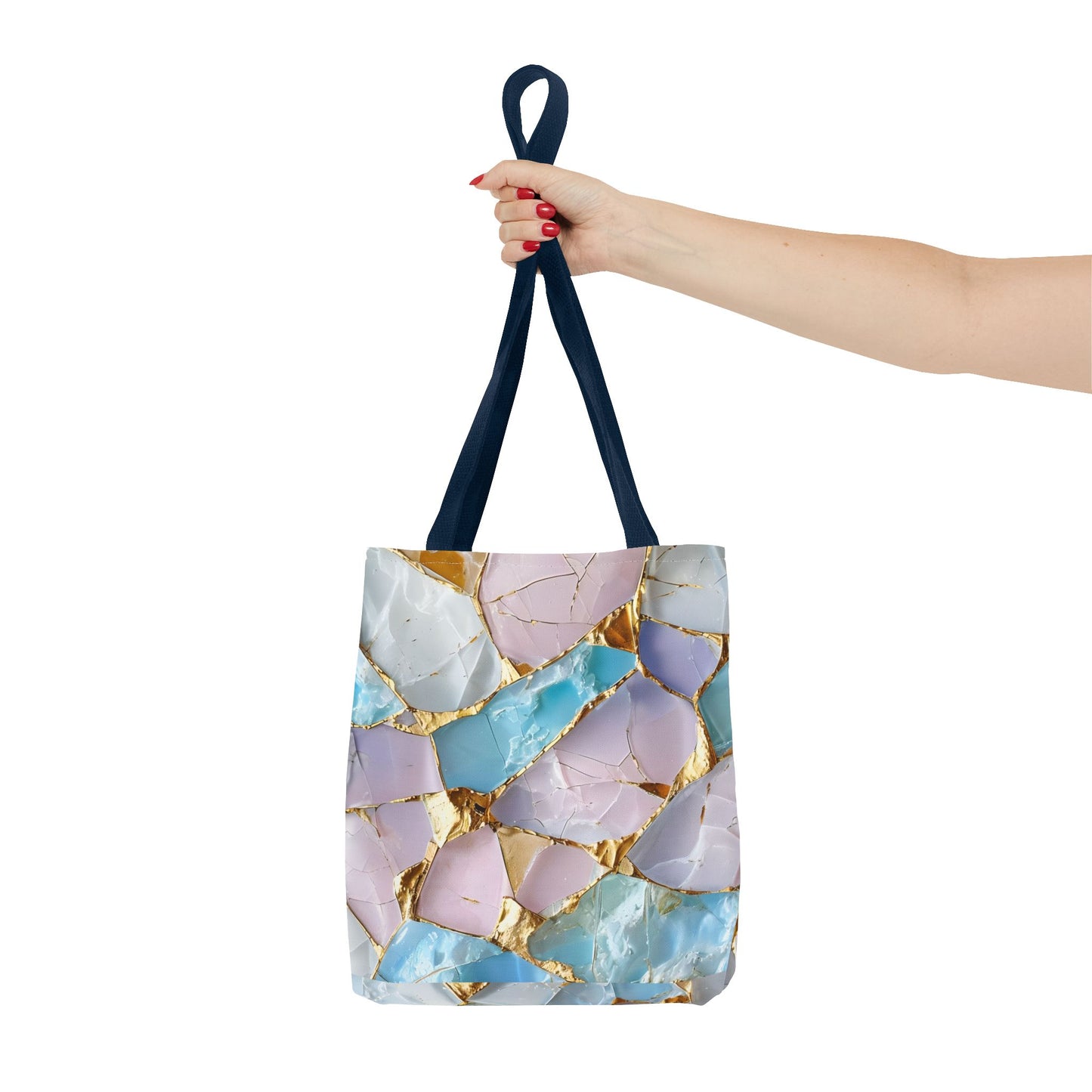 Elegant Geode Tote Bag - Chic Shopping Bag, Stylish Beach Tote