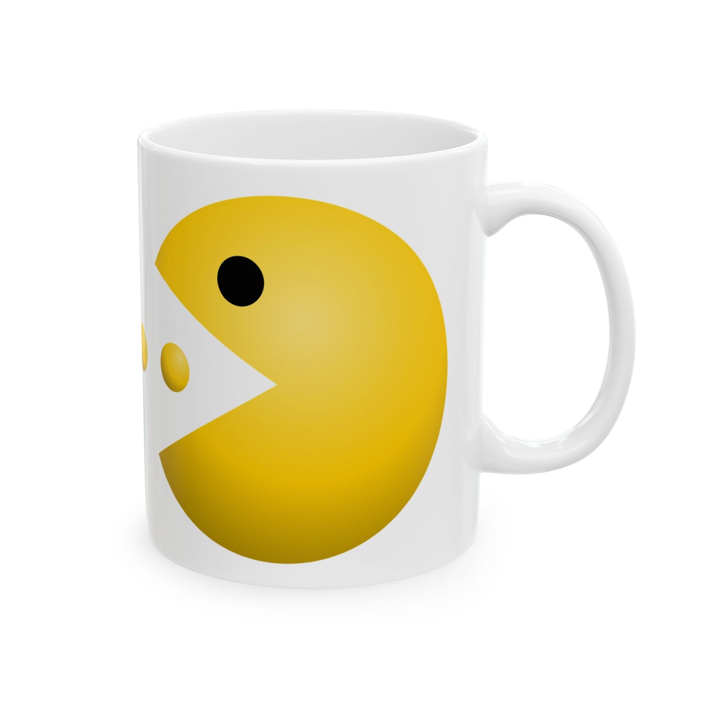 Cheerful Yellow Ceramic Mug, Fun Coffee Cup, Bright Tea Mug, Gift for Friends, Playful Home Decor, Ideal for Birthdays