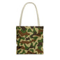 Camouflage Print Tote Bag, Stylish Shopping Bag, Everyday Use, Gym Tote, Eco-Friendly, Travel Accessory