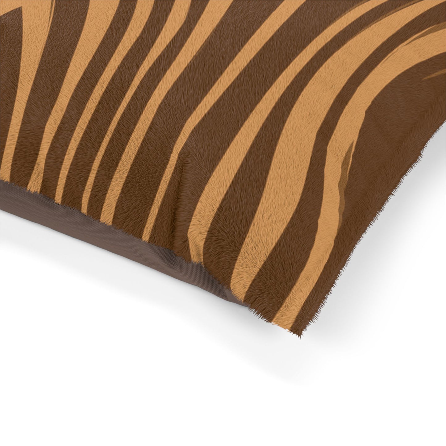 Cozy Pet Bed for Dogs & Cats - Stylish Wood Grain Pattern, Pet Cushion, Dog Bed, Cat Bed, Pet Gifts, Home Decor