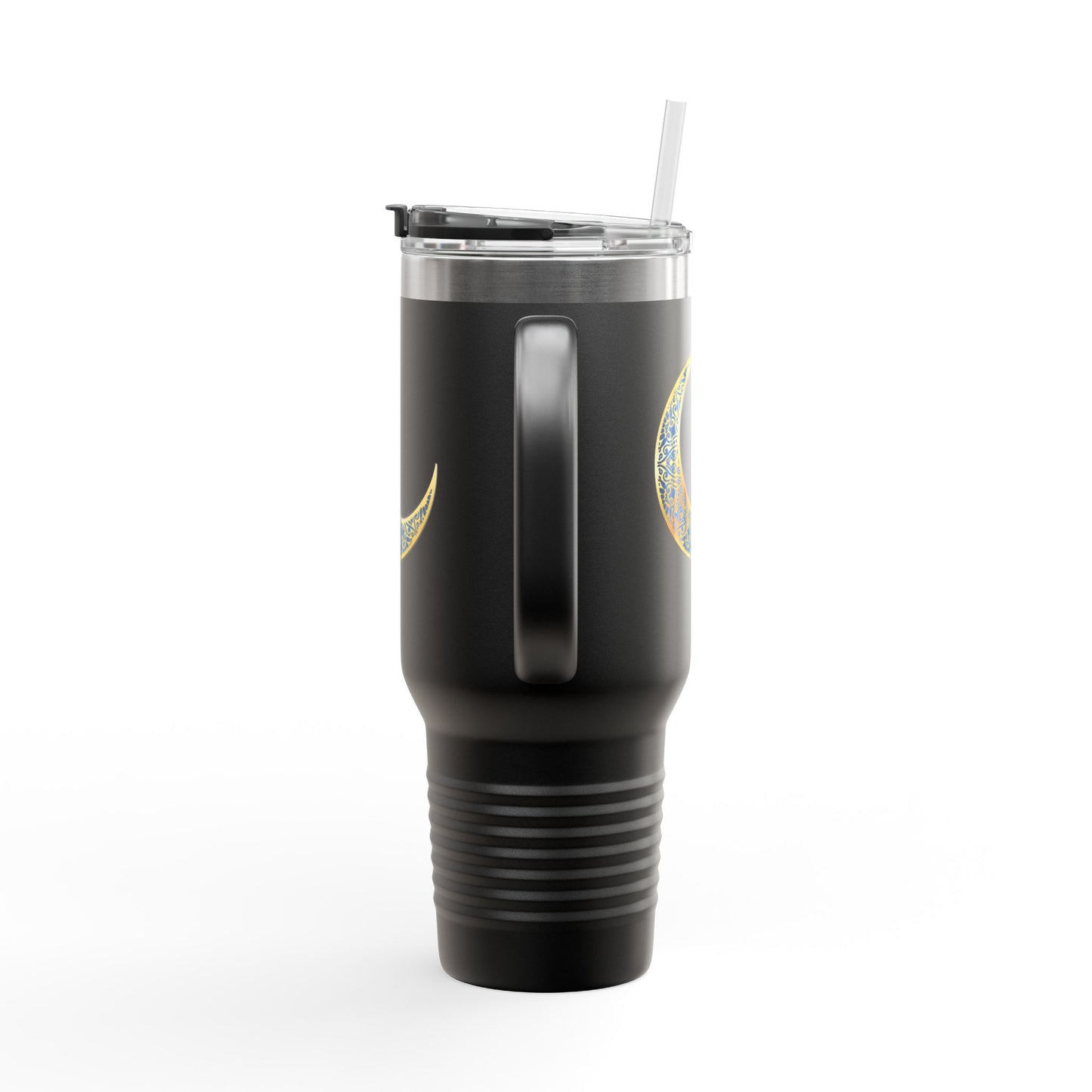 Sparkling Crescent Moon Travel Mug - 40oz Insulated Drinkware, Perfect for Coffee Lovers, Outdoor Adventures, Gifts for Her, Birthday, [...]